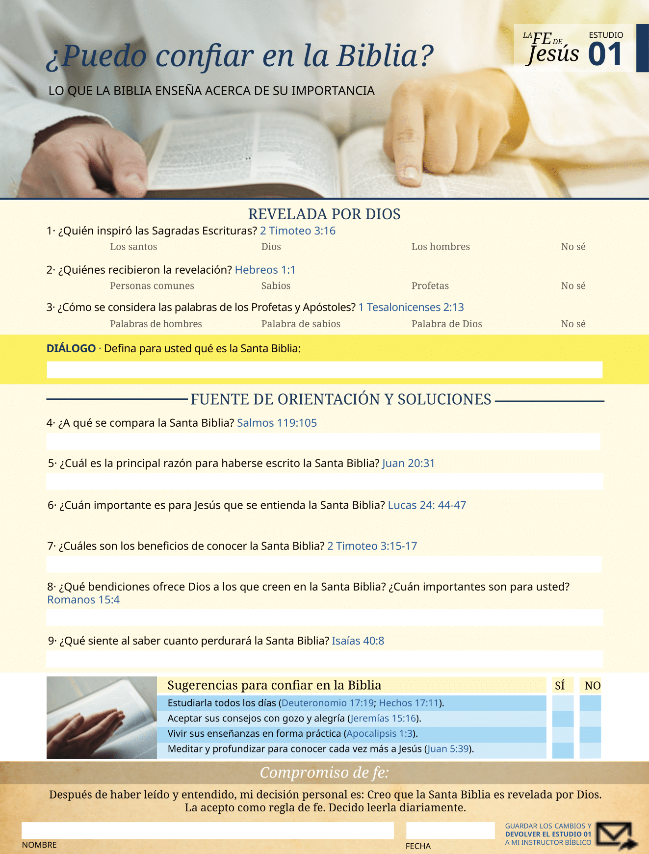 1.A Puedo confiar en la Biblia